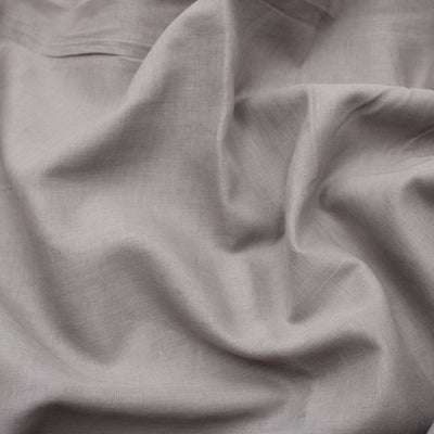 Close-up of gray fabric with folds